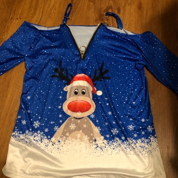 Brand New Reindeer Top Size Medium - Picture 2 of 6